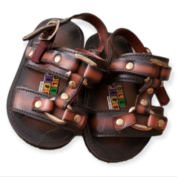 Leather Baby Sandals Unisex - Picture 1 of 6